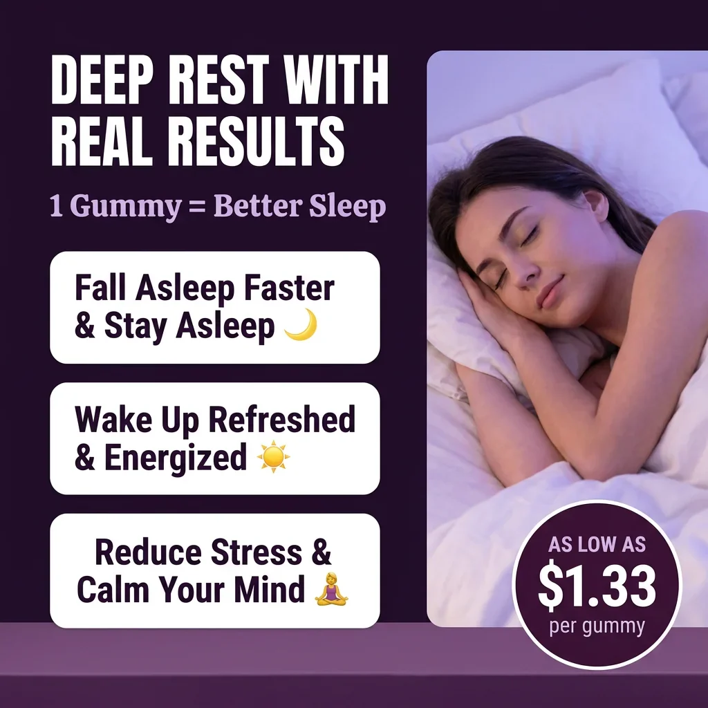 The sleep you need, the gummy you'll love